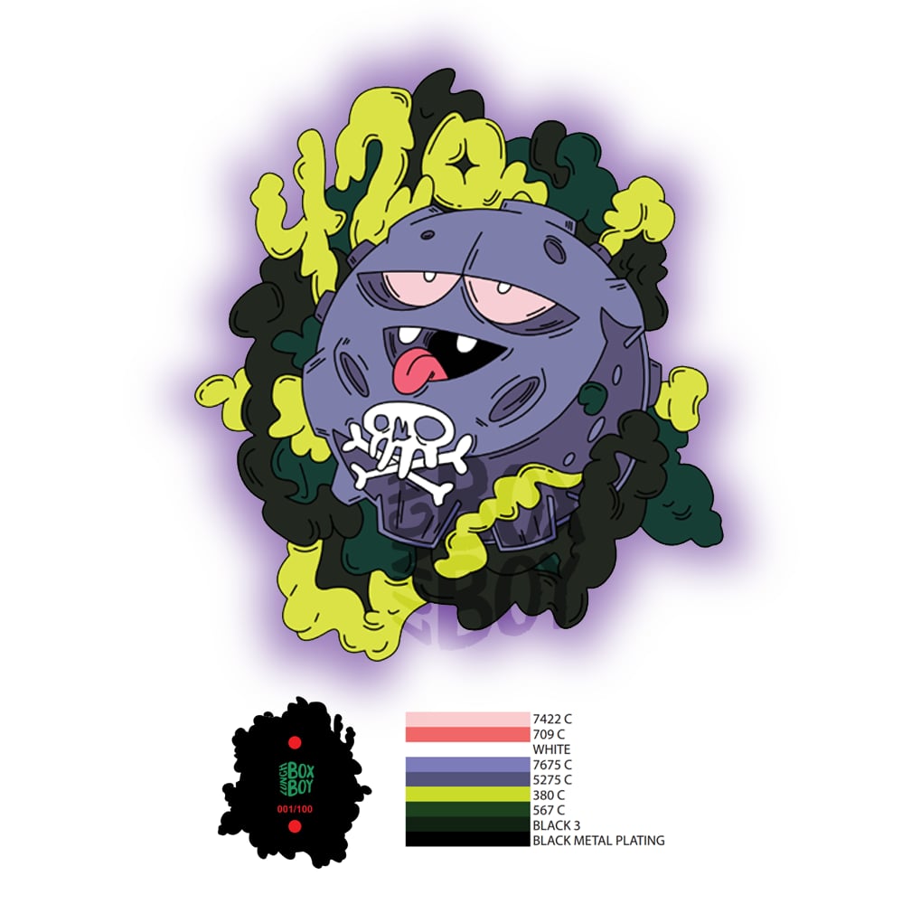 Image of #420 Koffing Pin