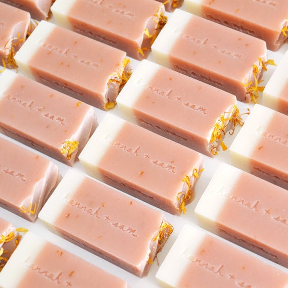 Image of Custom Stamped Soap Favours