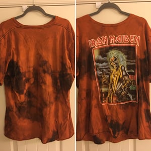 Image of Iron Maiden distressed t-shirt