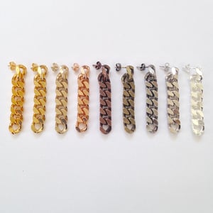 Image of Longues boucles d'oreilles Sweet Chain / Long Earrings Sweet Chain