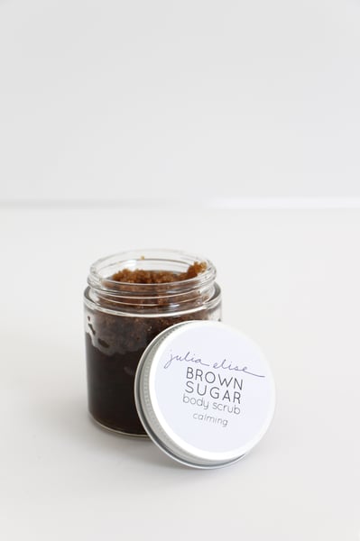 Image of brown sugar body scrub