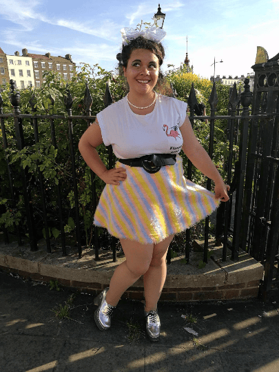 Image of Pastel Rainbow Unicorn Skirt