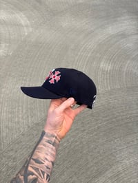 Image 5 of NAVY TRI TONE MINNESOTA TWINS CUSTOM FITTED CAP