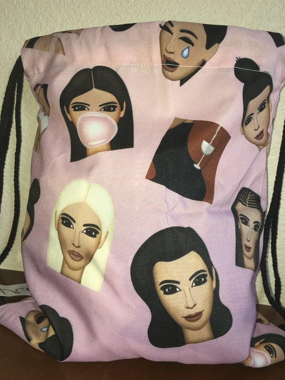 Image of Kimoji Drawstring Bag