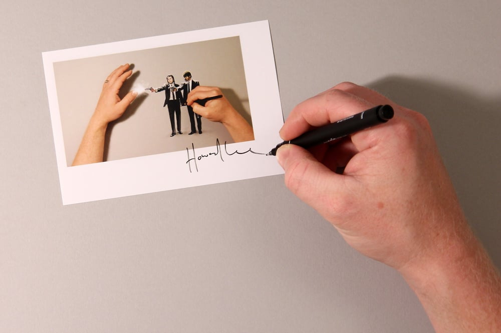 Image of Pulp Paintball Autograph Mini Print