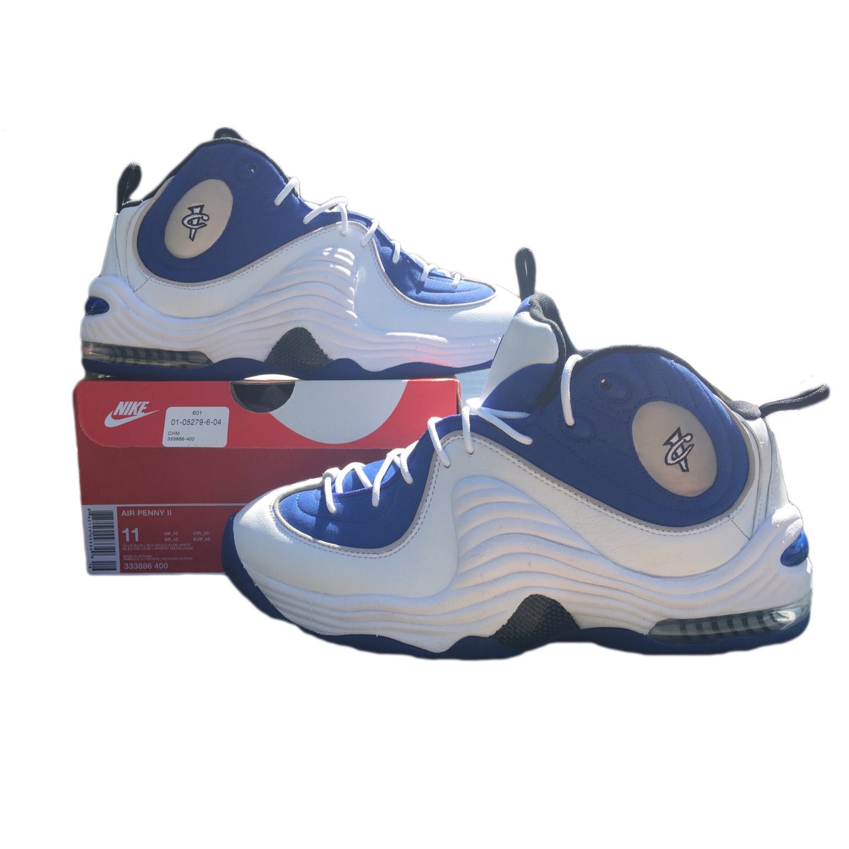 Nike Air Penny II 2 Atlantic Blue Size 11 (2015) / ZOATConsignment