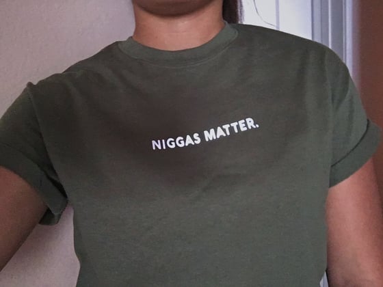 Image of 3M Micro Font Tee (olive)