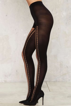 Image of Keep Me Laced Tights