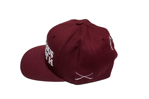 Image of RWLS Snapback Burgundy/White