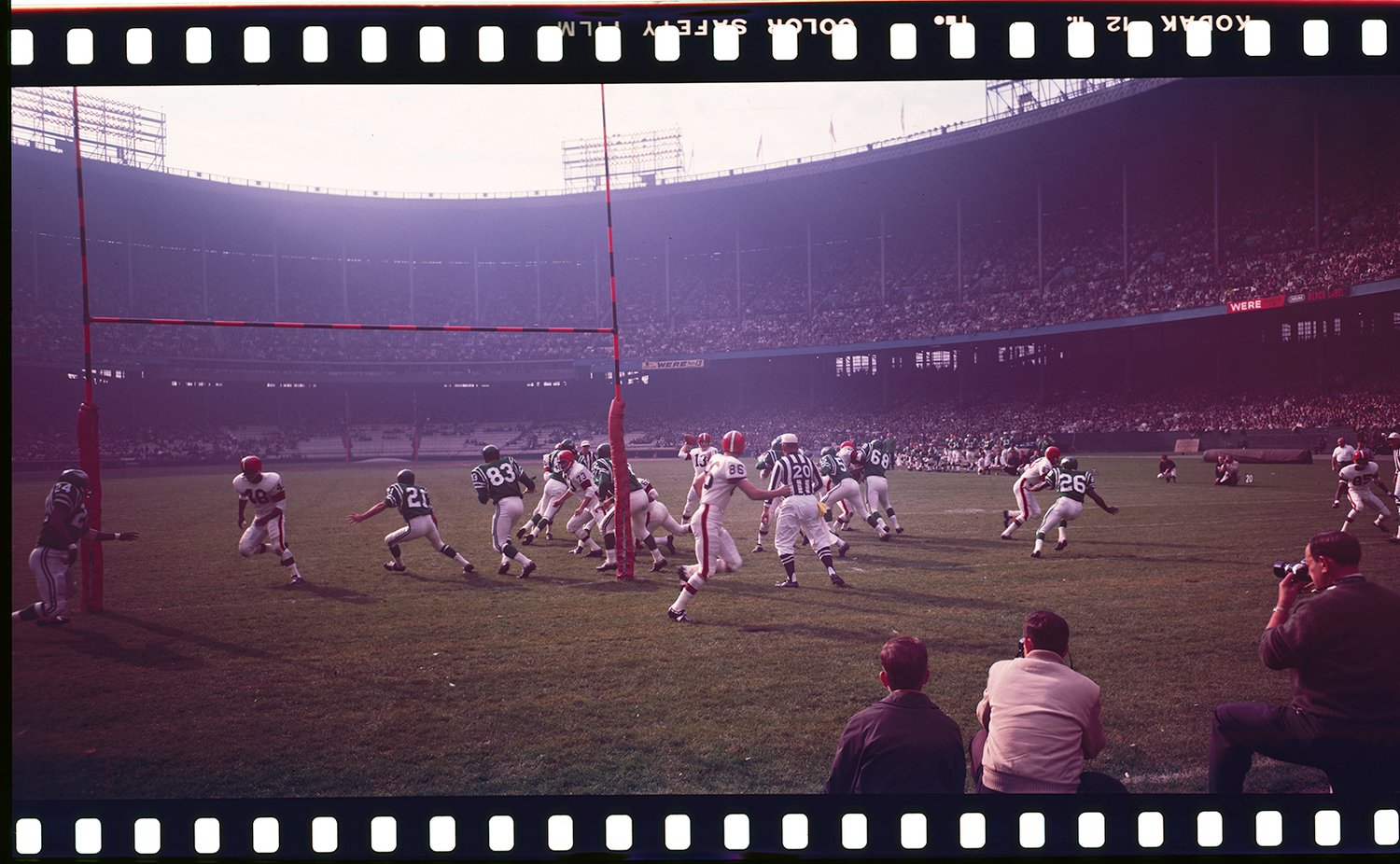 Image of Panoramic photo of Cleveland Browns 1960s