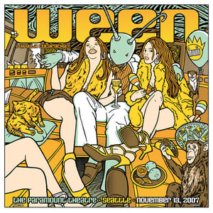 Image of Ween Seattle 2007 Poster