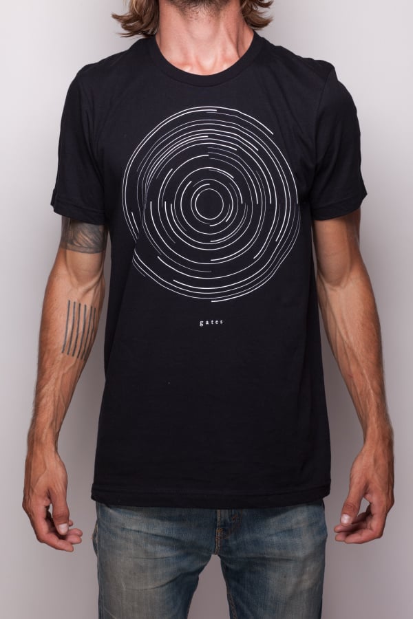 Image of Black 'Spiral' Shirt