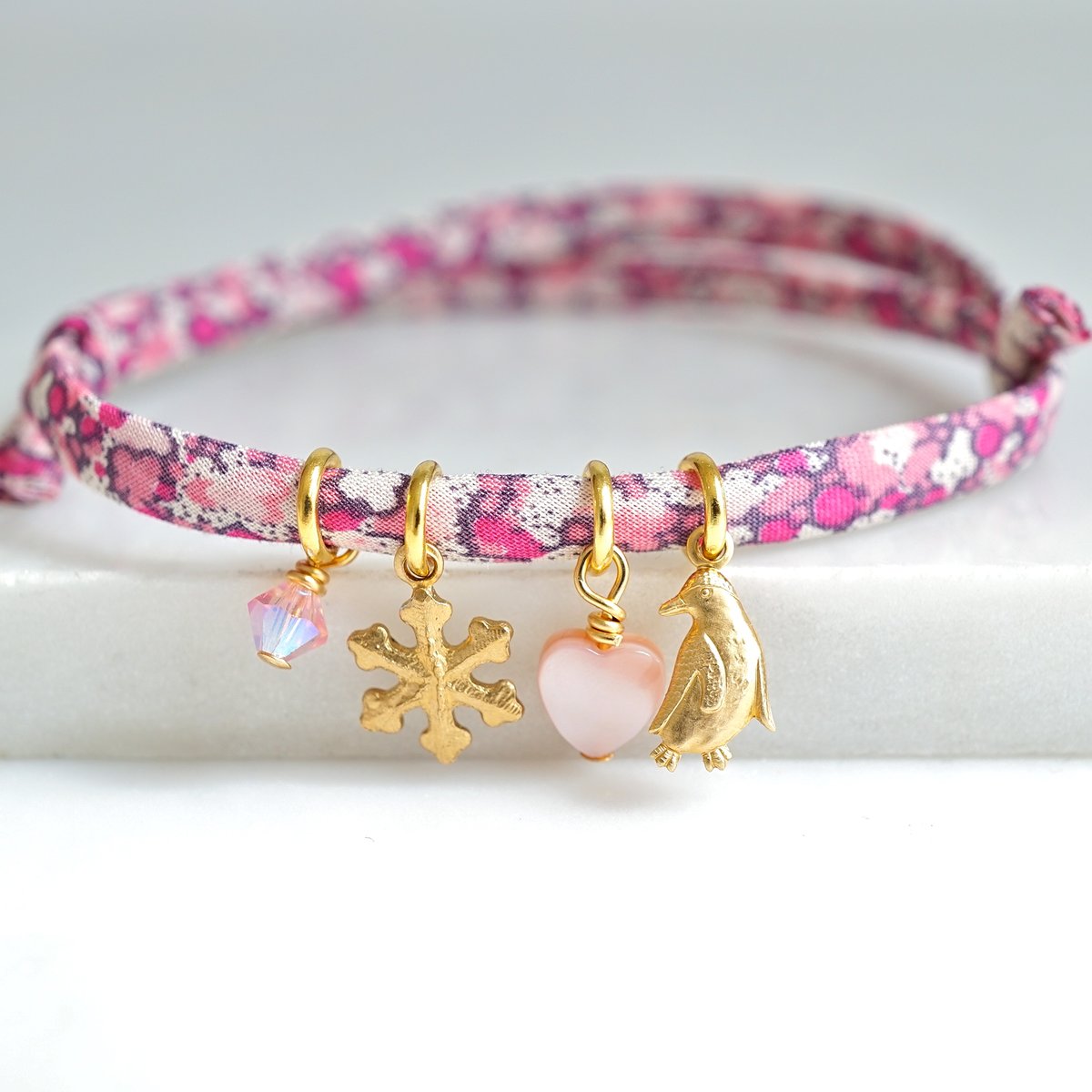 Daniela Sigurd Jewellery — Liberty print fabric bracelet