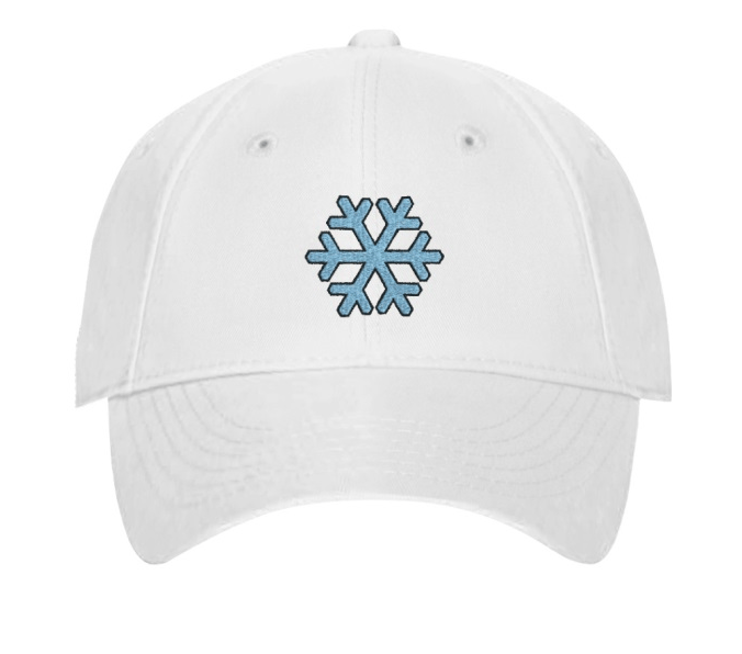 Image of #SnowGang - White Glacier Stapback Hat