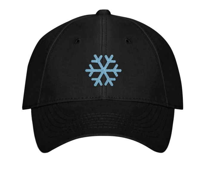 Image of #SnowGang - Black Glacier Strapback Hat