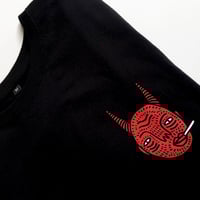 Image 2 of Black Devil Head - Unisex T - By Polly Nor