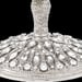 Image of Coquette Swarovski Crystal Silver Vanity Mirror