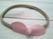 Image of ROCK BOTTOM BLOWOUT SALE  Nylon headband with Leather Bow -12 colors