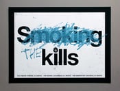 Image of The Kills 2016 Tour poster BLUE