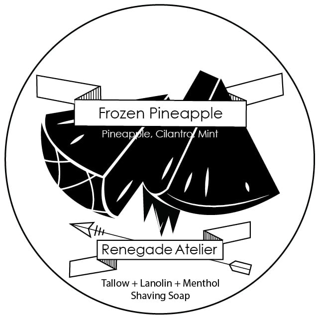 Image of Frozen Pineapple - Menthol Shave Soap