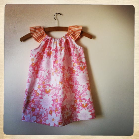 Image of PINK GUAVA peasant dress - size 3