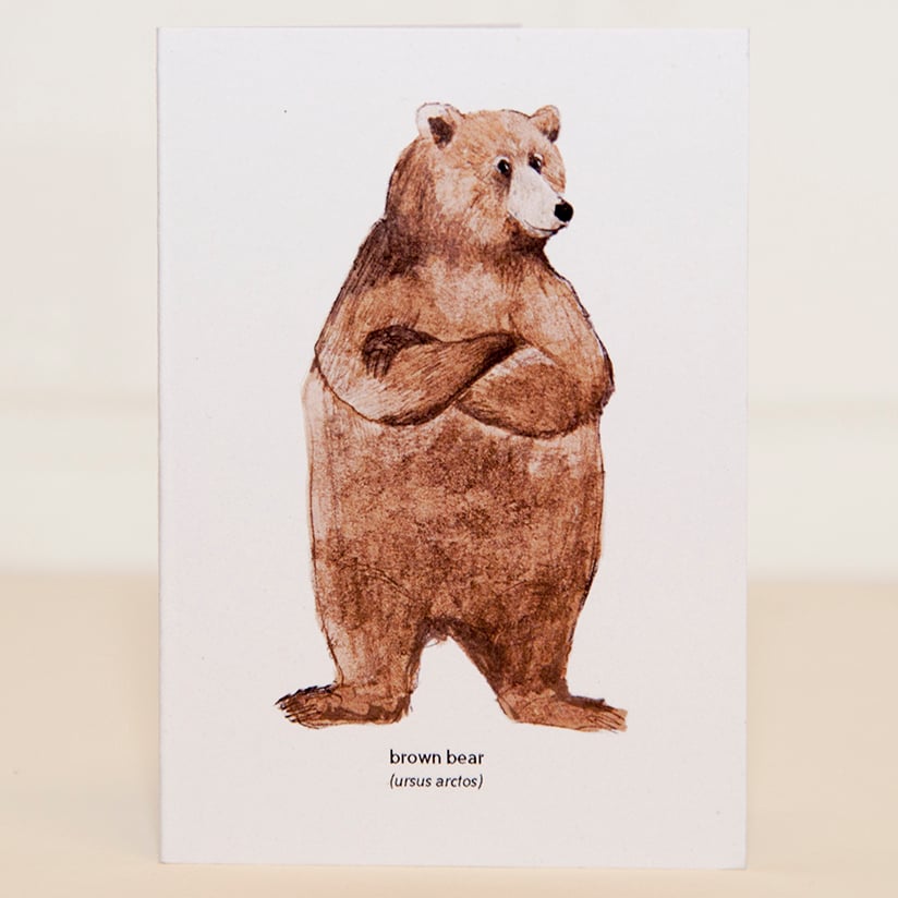 Image of Brown Bear Mini Card