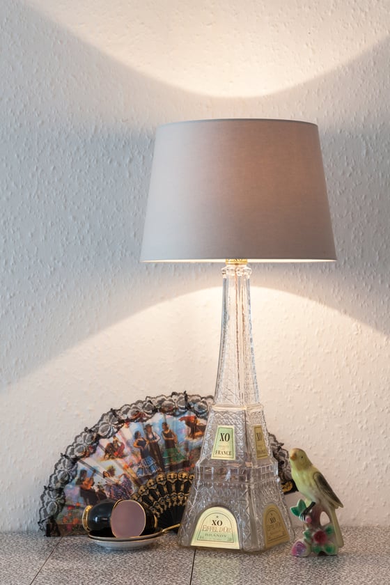 Image of Glass Eiffel Tower Table Lamp