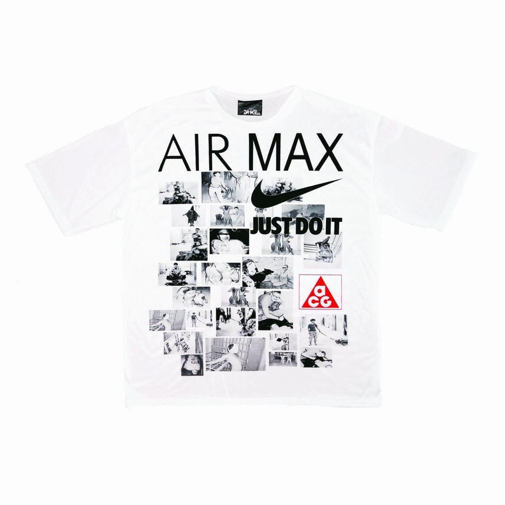 Image of DVMVGE 'ACG/AirMax x Abu Graibe' Oversize Tee