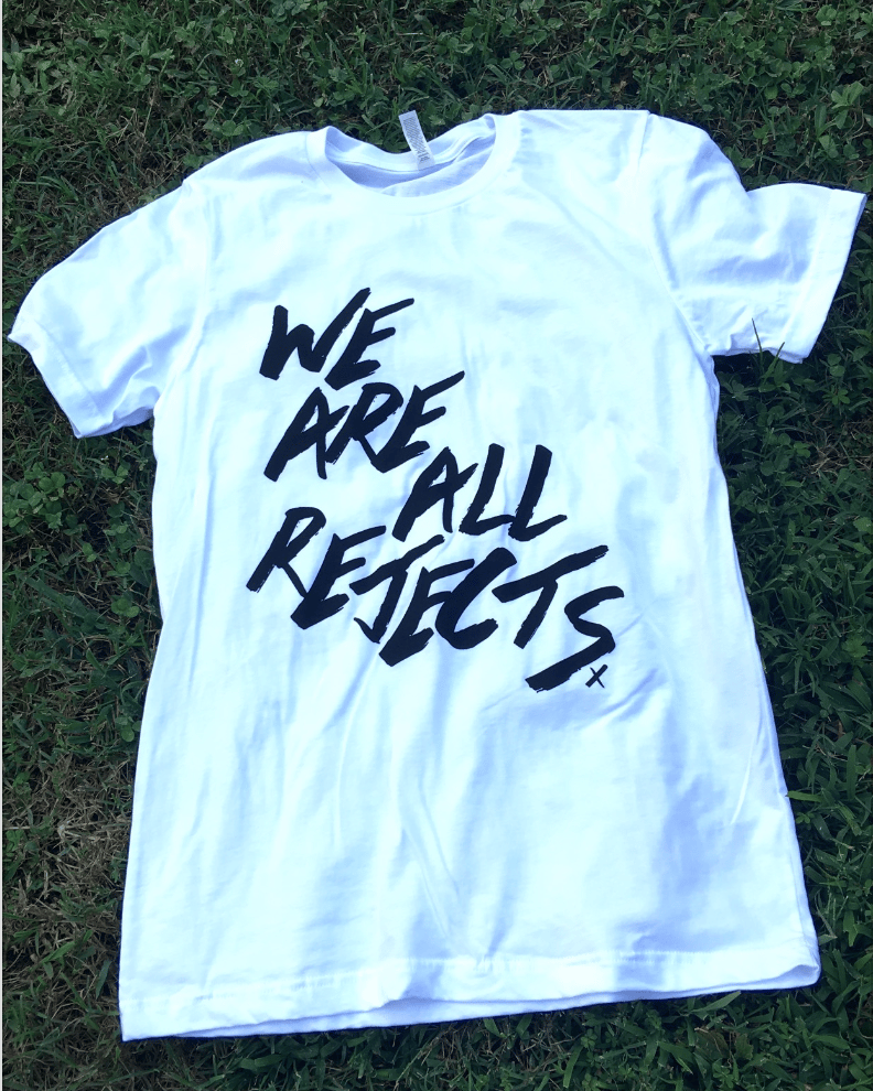 Image of REJECTS (White) Unisex Tee