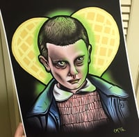 Eleven- Stranger Things Emetic Art Print