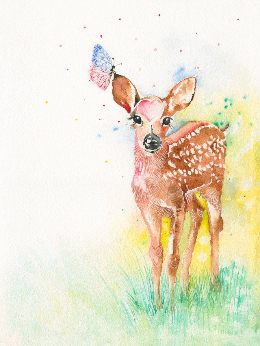 Image of Buttercup the baby Deer