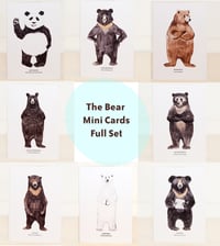 The Bear Mini Cards Set