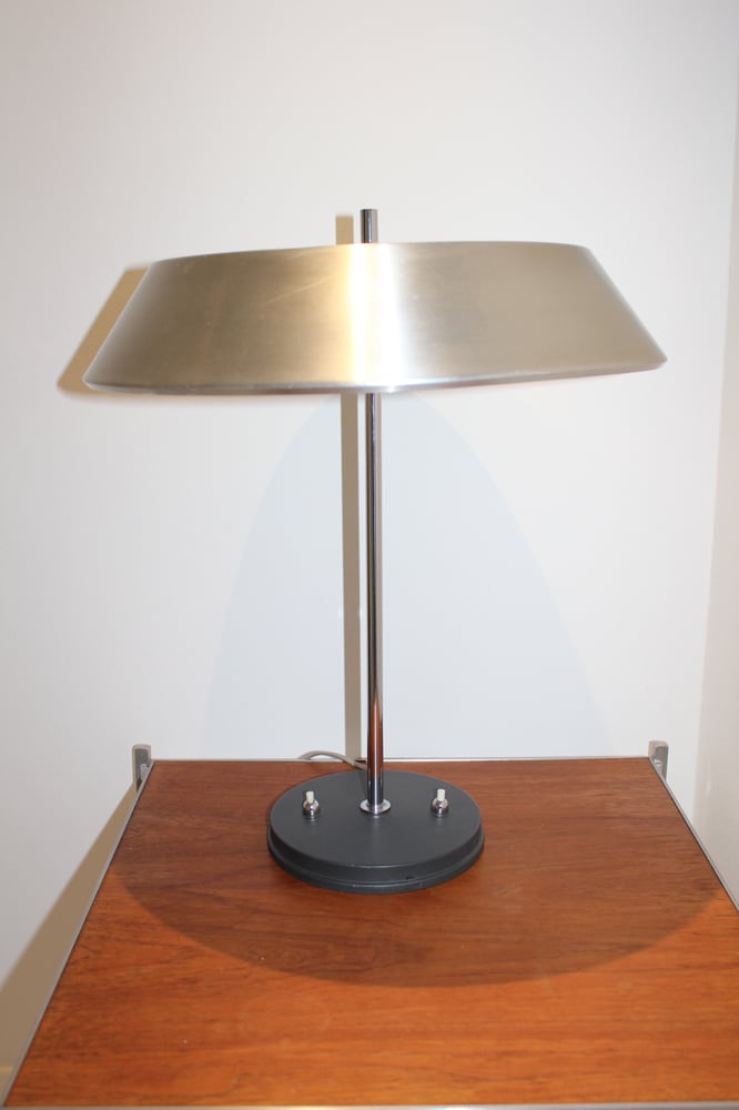 Image of Vintage Louis Kalff 'President' table/desk lamp for Philips Belguim c1960s Retro