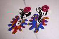 Image 1 of That Girl (Blk/White/Fuschia/Blue/Orange)