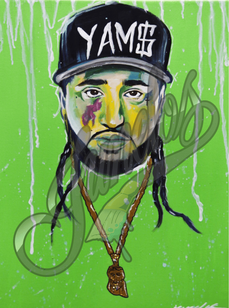 Asap Yams Canvas print