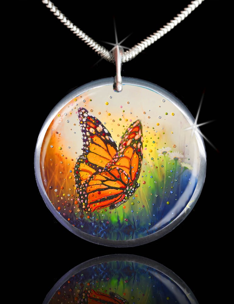 Image of Butterfly "In The Moment" Energy Pendant