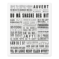 Senja postkort "Du må snaske deg hit"