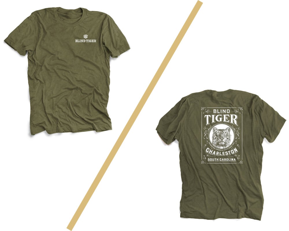 Image of Blind Tiger T-Shirt: Military