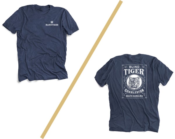 Image of Blind Tiger T-Shirt: Indigo