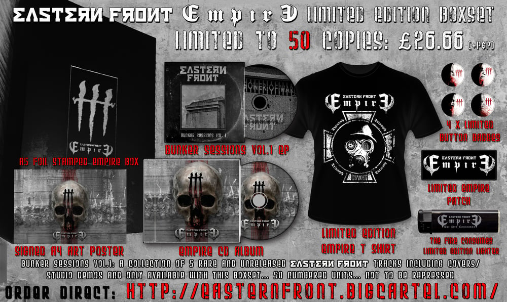 Image of **NEW*** EASTERN FRONT 'EMPIRE' LIMITED EDITION BOXSET BUNDLE - 50 COPIES - WEB ONLY PRE-ORDER