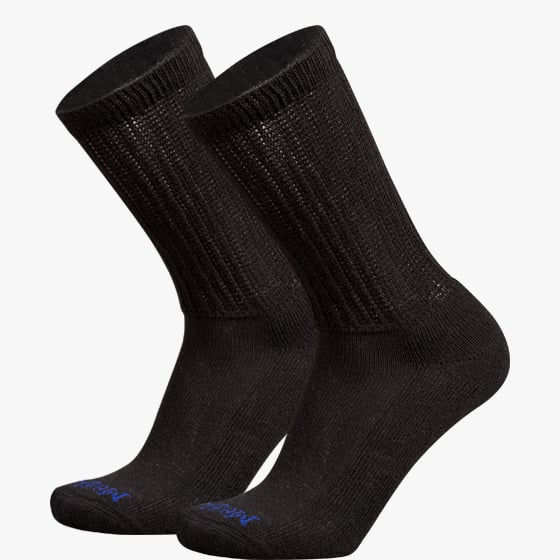 Crew Socks with COOLMAX® Fiber, 2 Pair - MediPeds