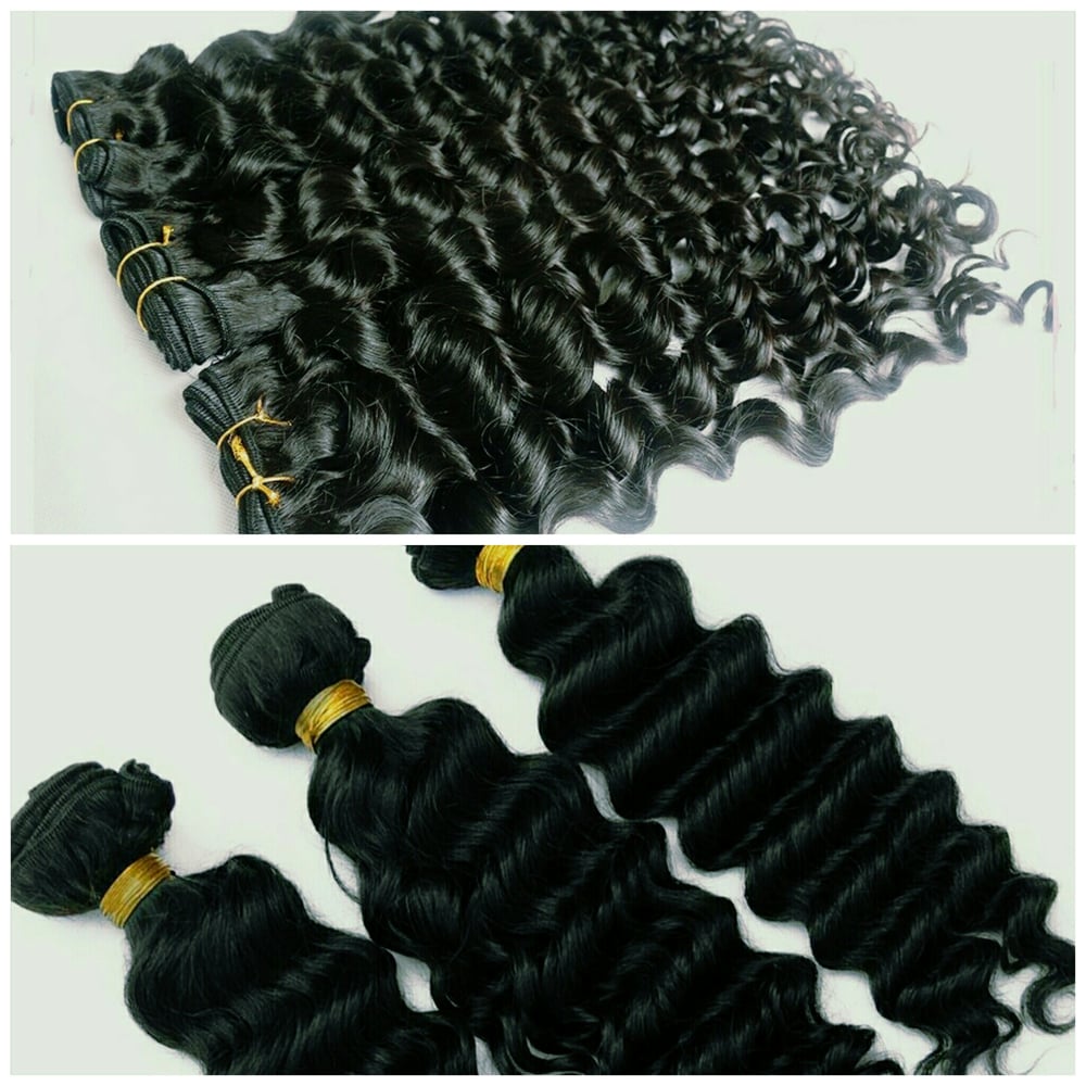 Image of Mhairgallery Deep Wave/Italian Curly Hair & Bundle Deals 