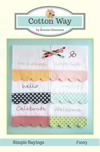 Image of Simple Sayings Paper Pattern #1003