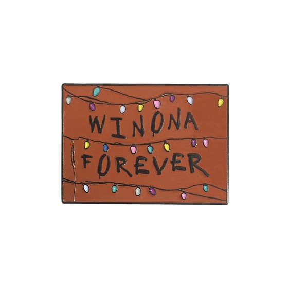 Image of WINONA FOREVER STRANGER THINGS Enamel Pin