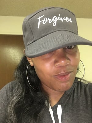 Image of Forgiven Cap Charcoal Gray & White