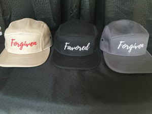 Image of Forgiven Cap Charcoal Gray & White