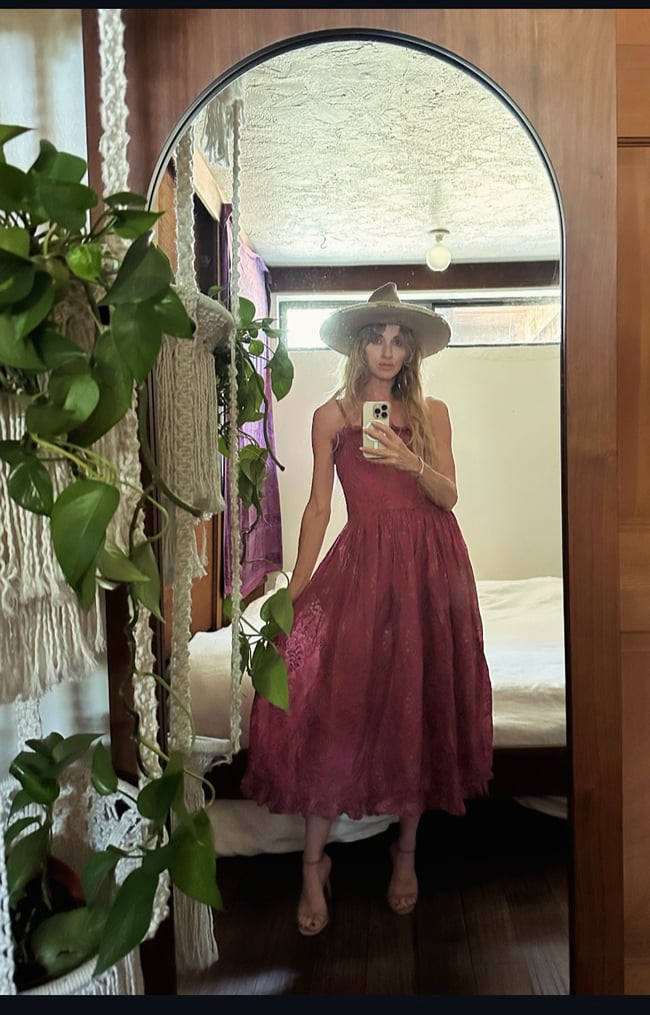 70s Indian cotton dress Monsoon London 