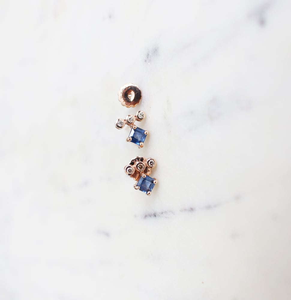 Image of Odette Sapphire Earring
