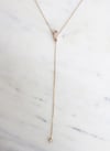 Victoria Pink Sapphire Lariat Necklace
