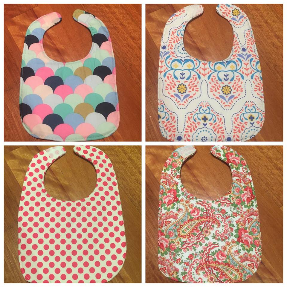 Image of GIRLS// Traditional Small Double Sided Bibs 